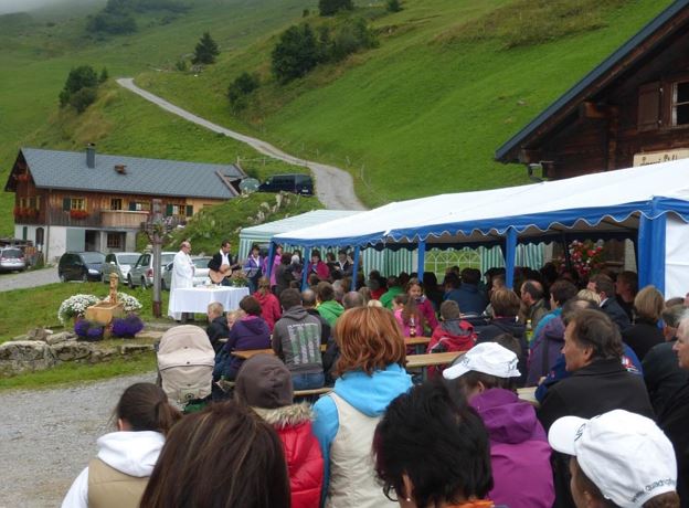 Älpler- und Dankmesse mit Käsesegnung & Anschnitt auf der Alpe Stafel