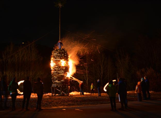 Bonfire in Sonntag