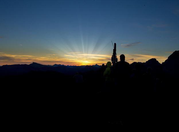 BERGaktiv Sonnenaufgangswanderung auf das Zafernhorn